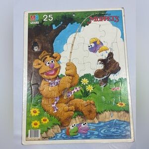 Vintage casse tête en carton des muppets 1990s